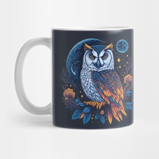 White Owl at Night Mug